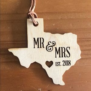 Mr & Mrs ornament